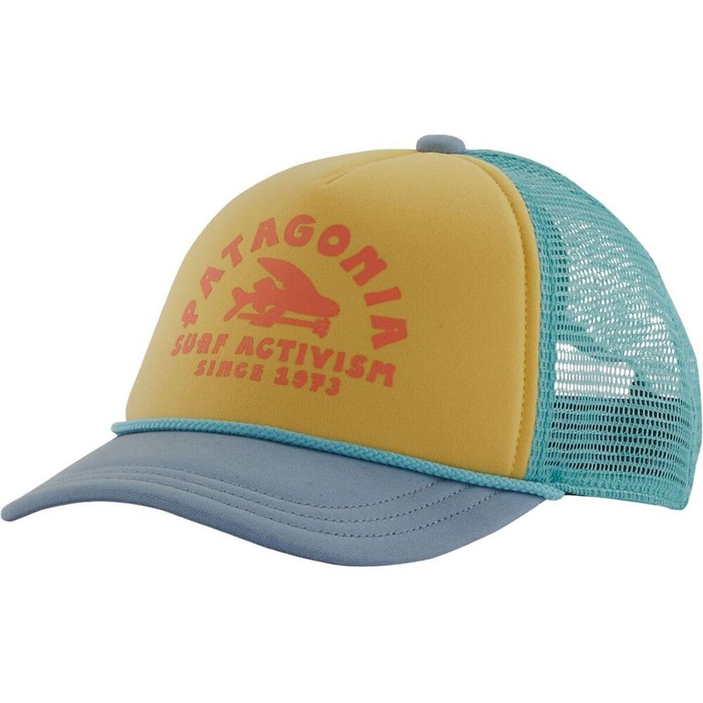Patagonia Surf Activism Since 1973 Cap Spell Out Logo Snap Back Trucker Baseball